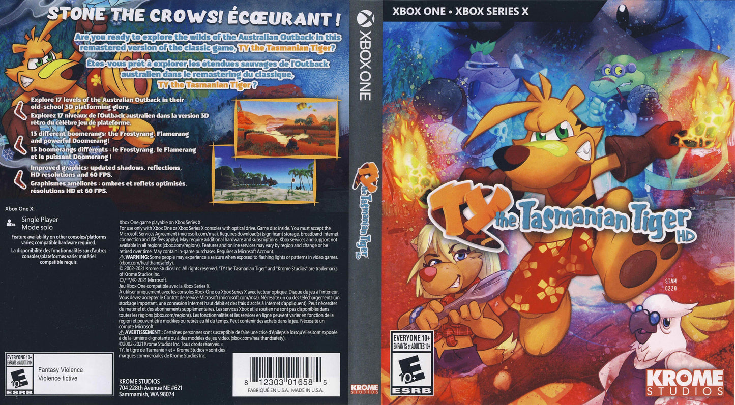 Ty the Tasmanian Tiger HD Cover Art - WOI Solutions