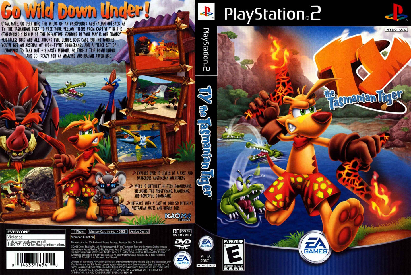 Ty The Tasmanian Tiger Cover Art - WOI Solutions