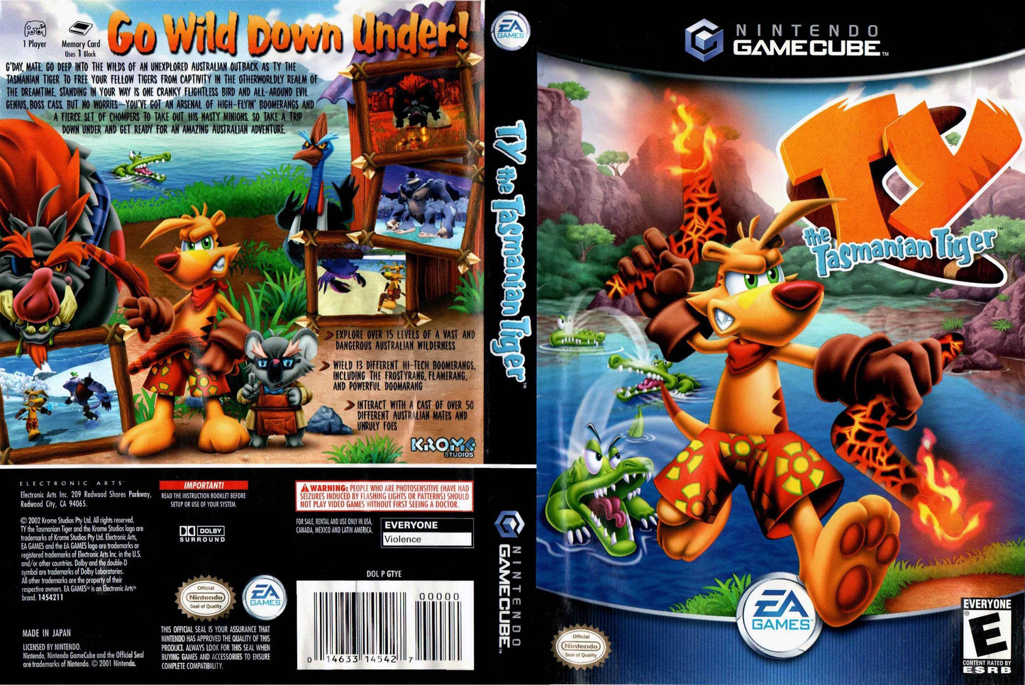 Ty the Tasmanian Tiger Cover Art - WOI Solutions