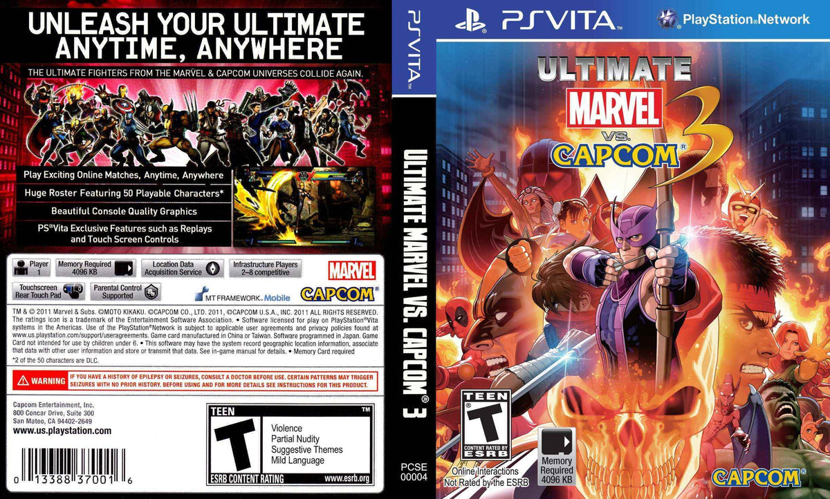 Ultimate Marvel vs. Capcom 3 Cover Art - WOI Solutions