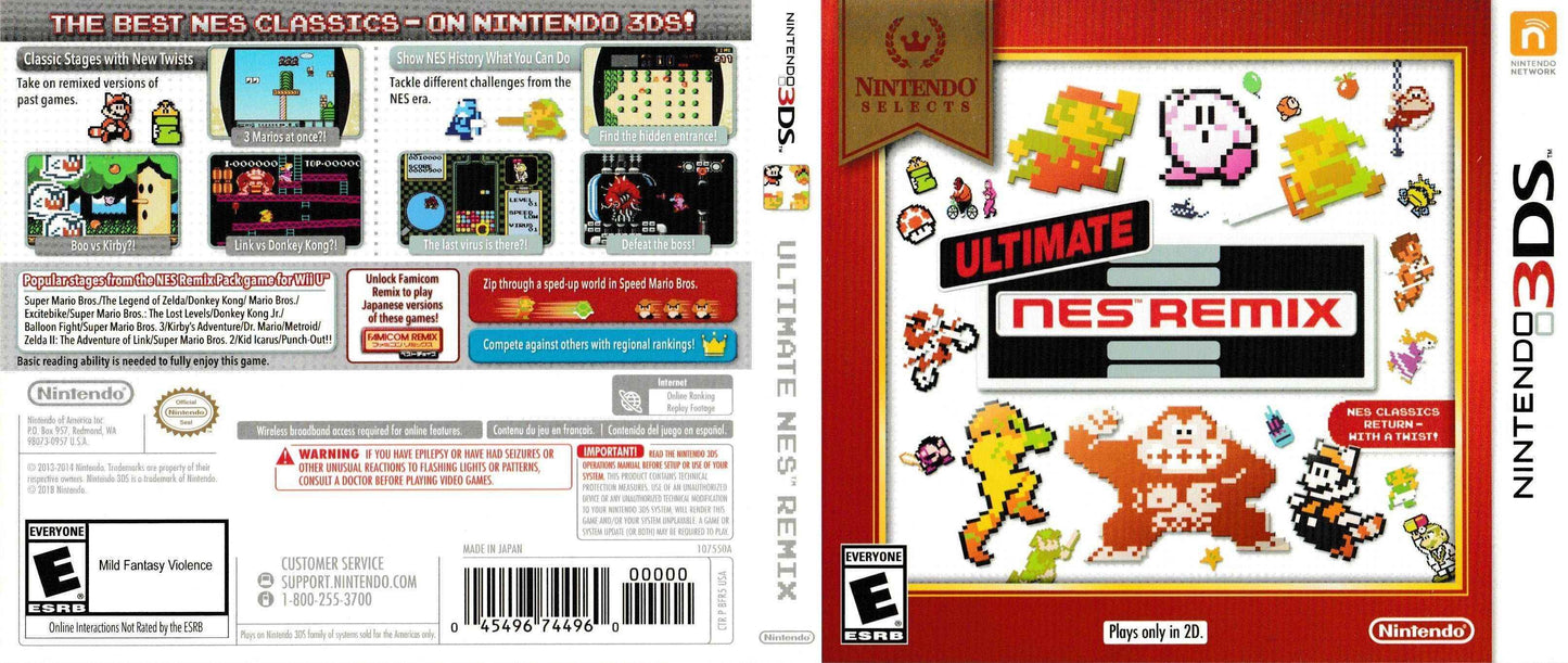 Ultimate NES Remix Cover Art - WOI Solutions