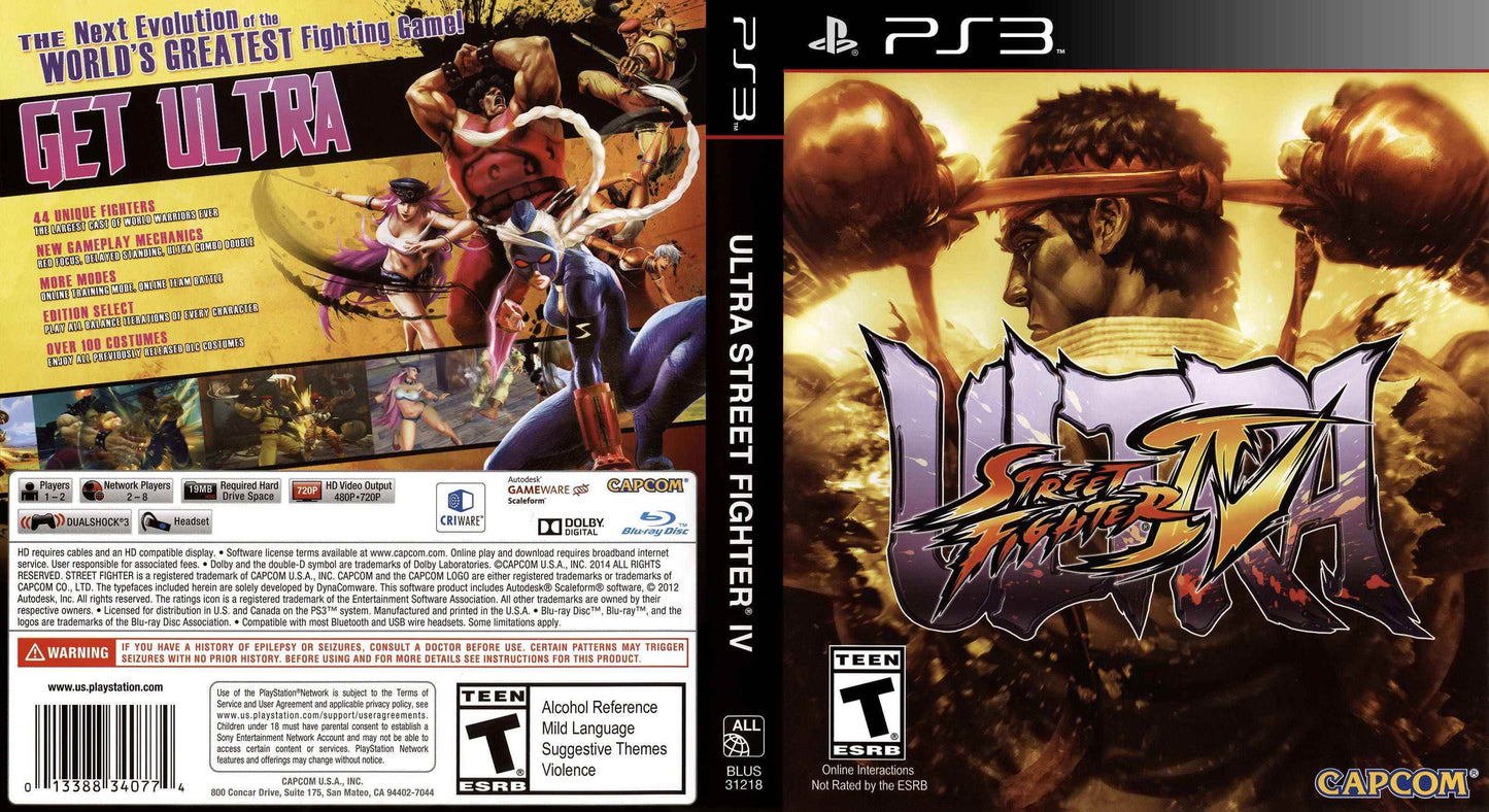 Ultra Street Fighter IV Cover Art - WOI Solutions