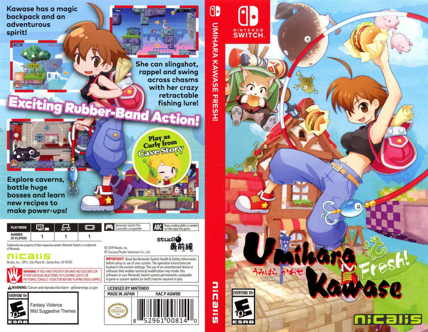 Umihara Kawase Fresh! Cover Art - WOI Solutions