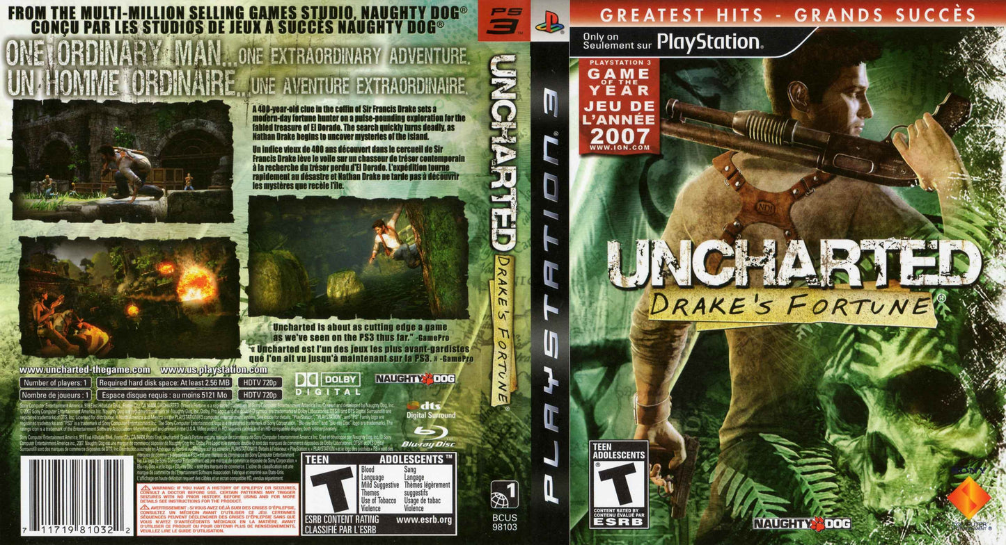Uncharted Drake's Fortune Cover Art - WOI Solutions