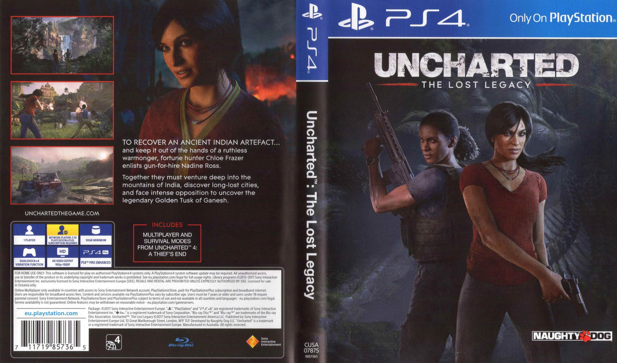 Uncharted The Lost Legacy Cover Art - WOI Solutions
