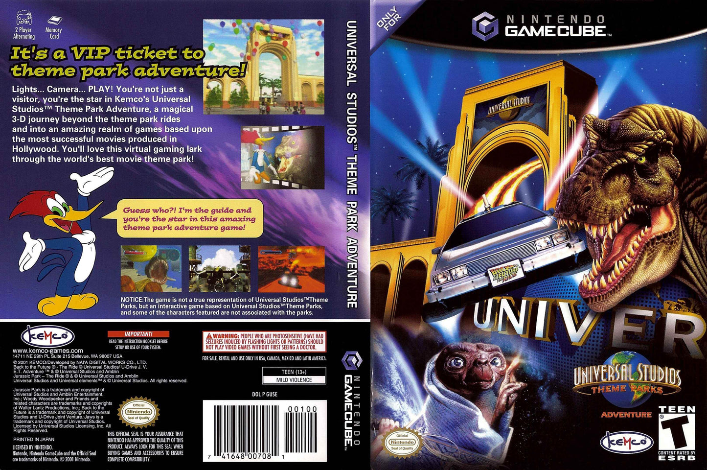 Universal Studios Theme Park Adventure Cover Art - WOI Solutions