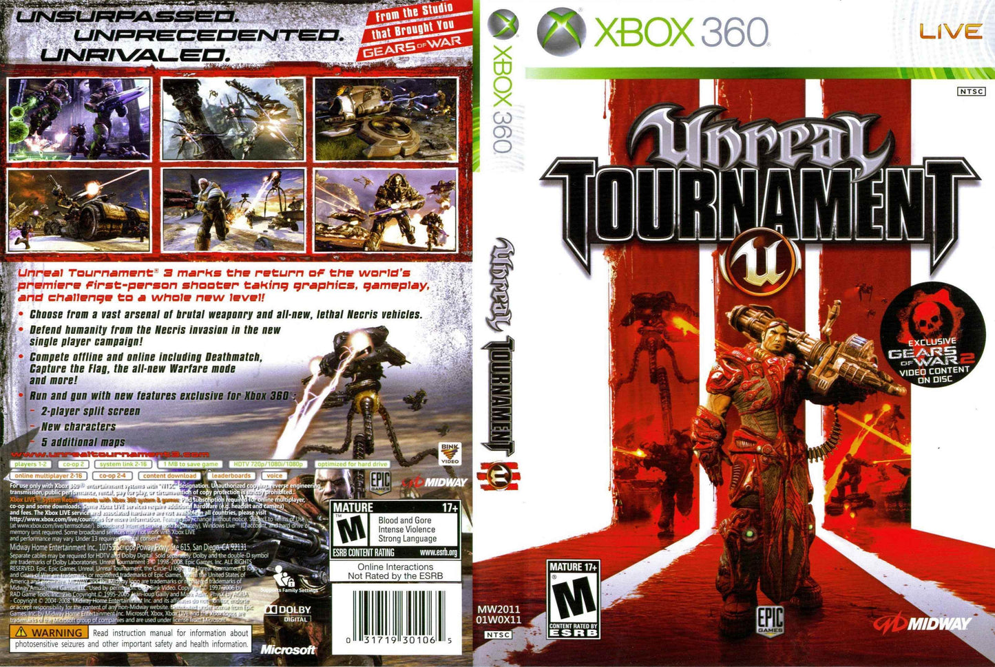 Unreal Tournament III Cover Art - WOI Solutions