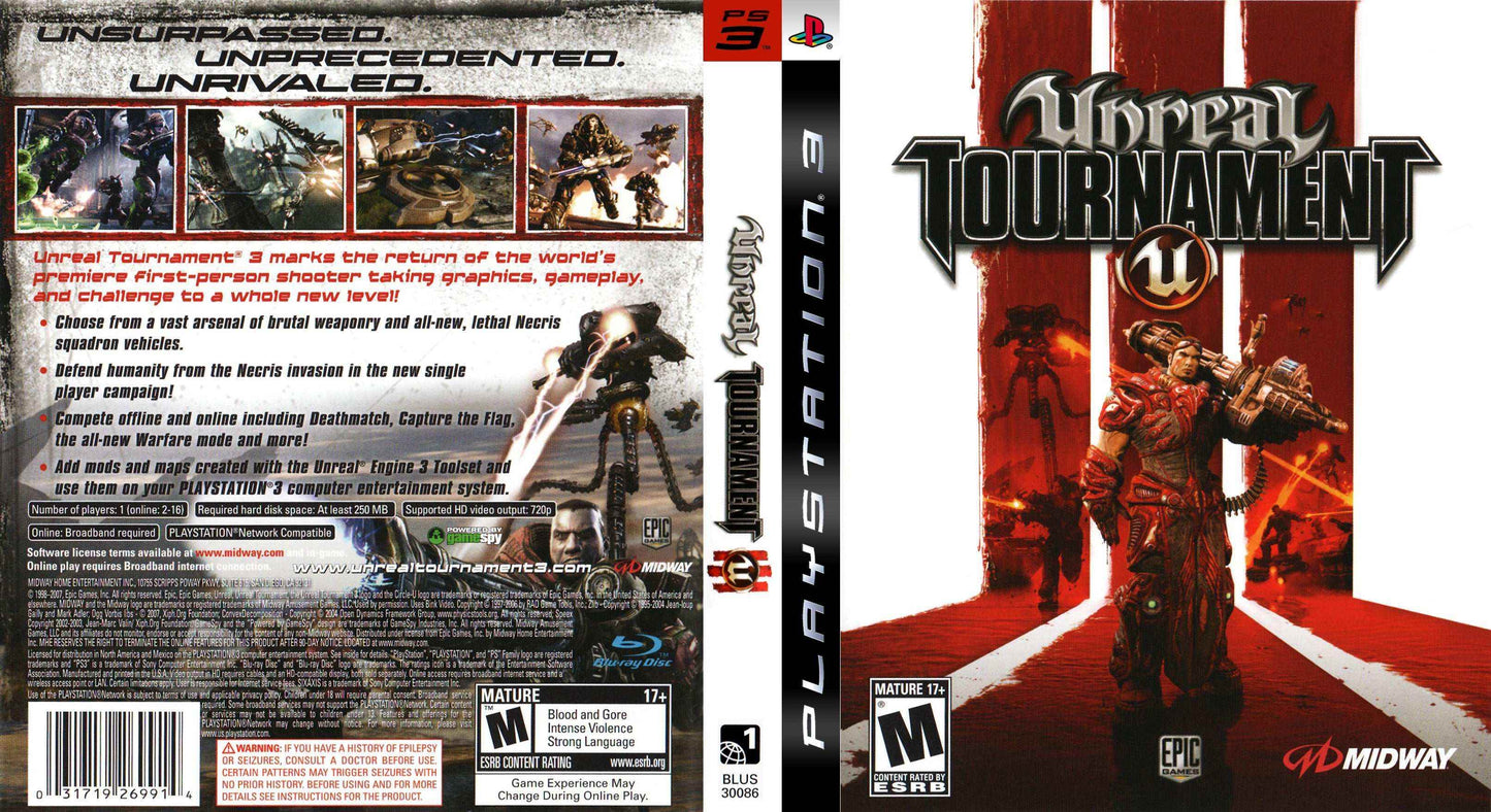 Unreal Tournament III Cover Art - WOI Solutions