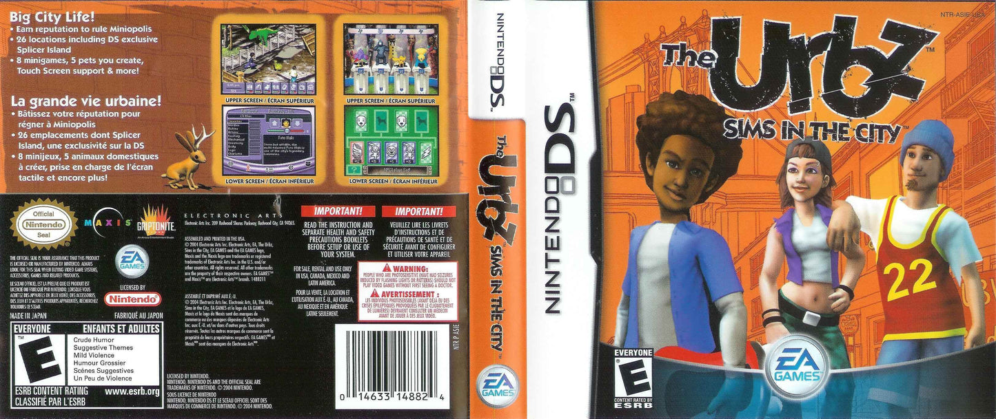 Urbz Sims in the City, The Cover Art - WOI Solutions