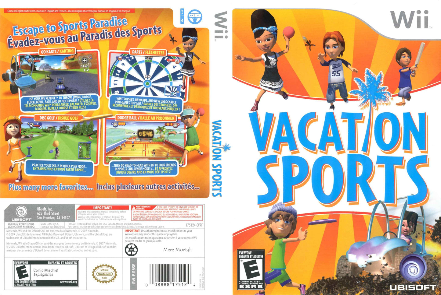Vacation Sports Cover Art - WOI Solutions