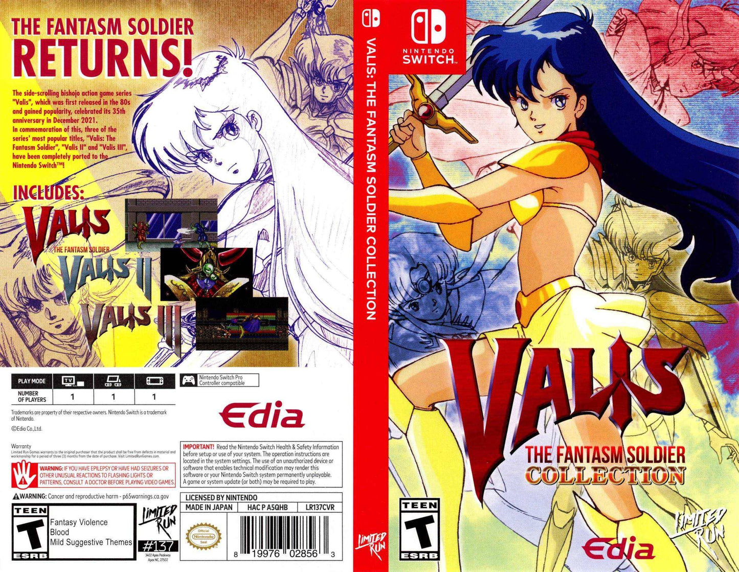 Valis The Fantasm Soldier Collection Cover Art - WOI Solutions