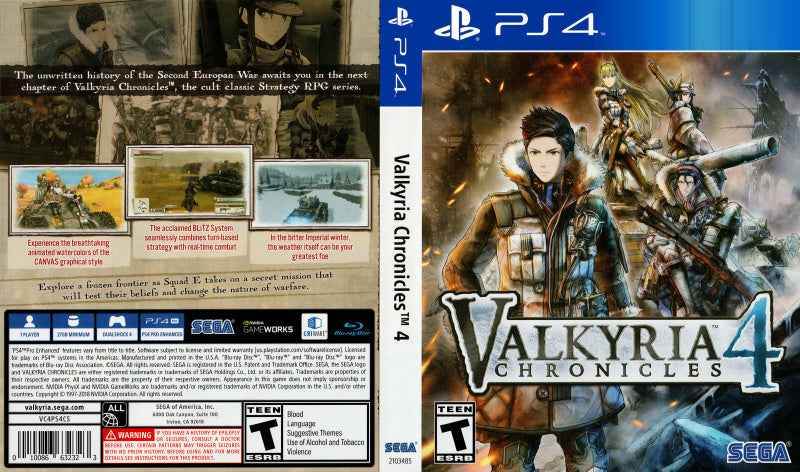 Valkyria Chronicles 4 Cover Art - WOI Solutions