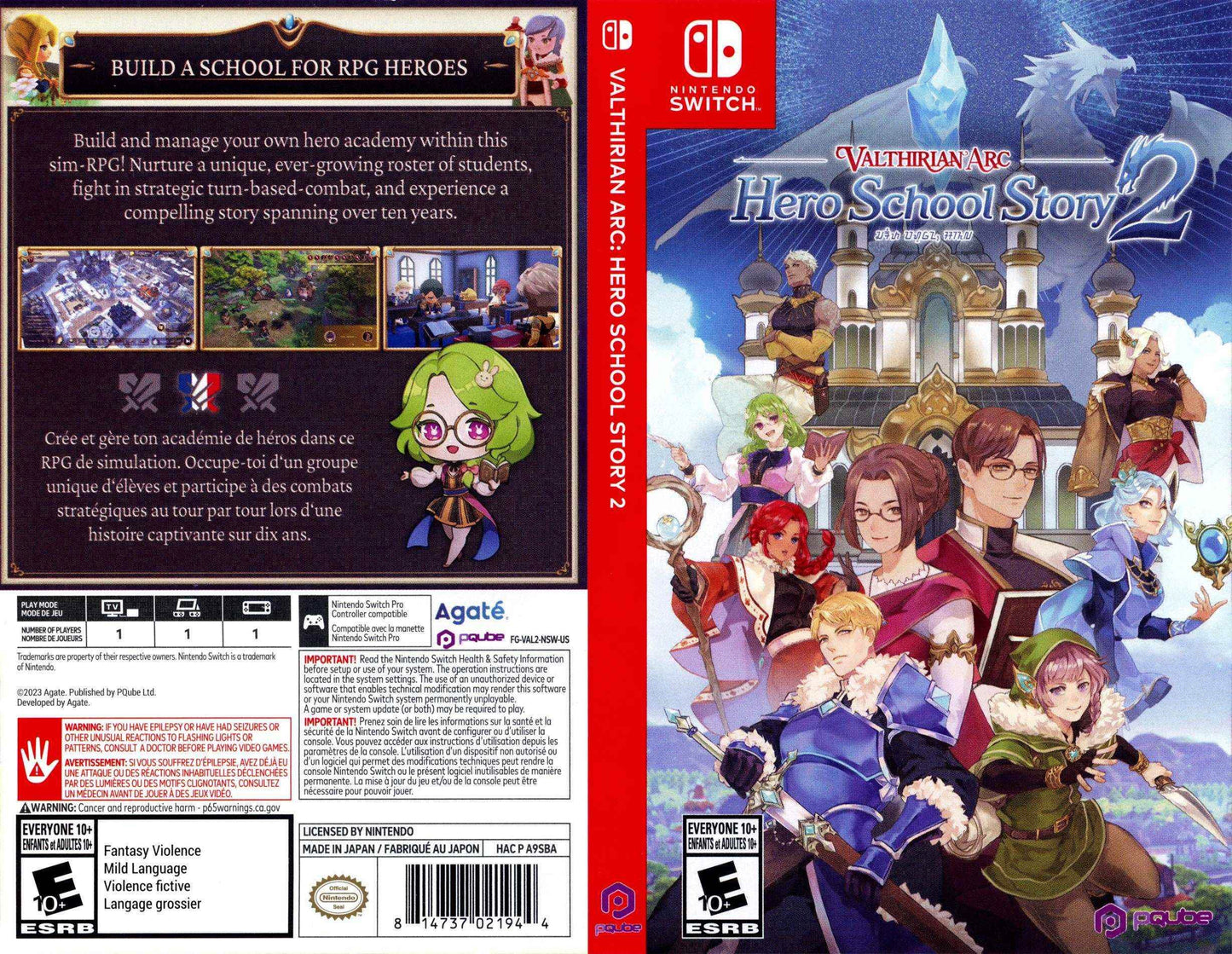 Valthirian Arc Hero School Story 2 Cover Art - WOI Solutions