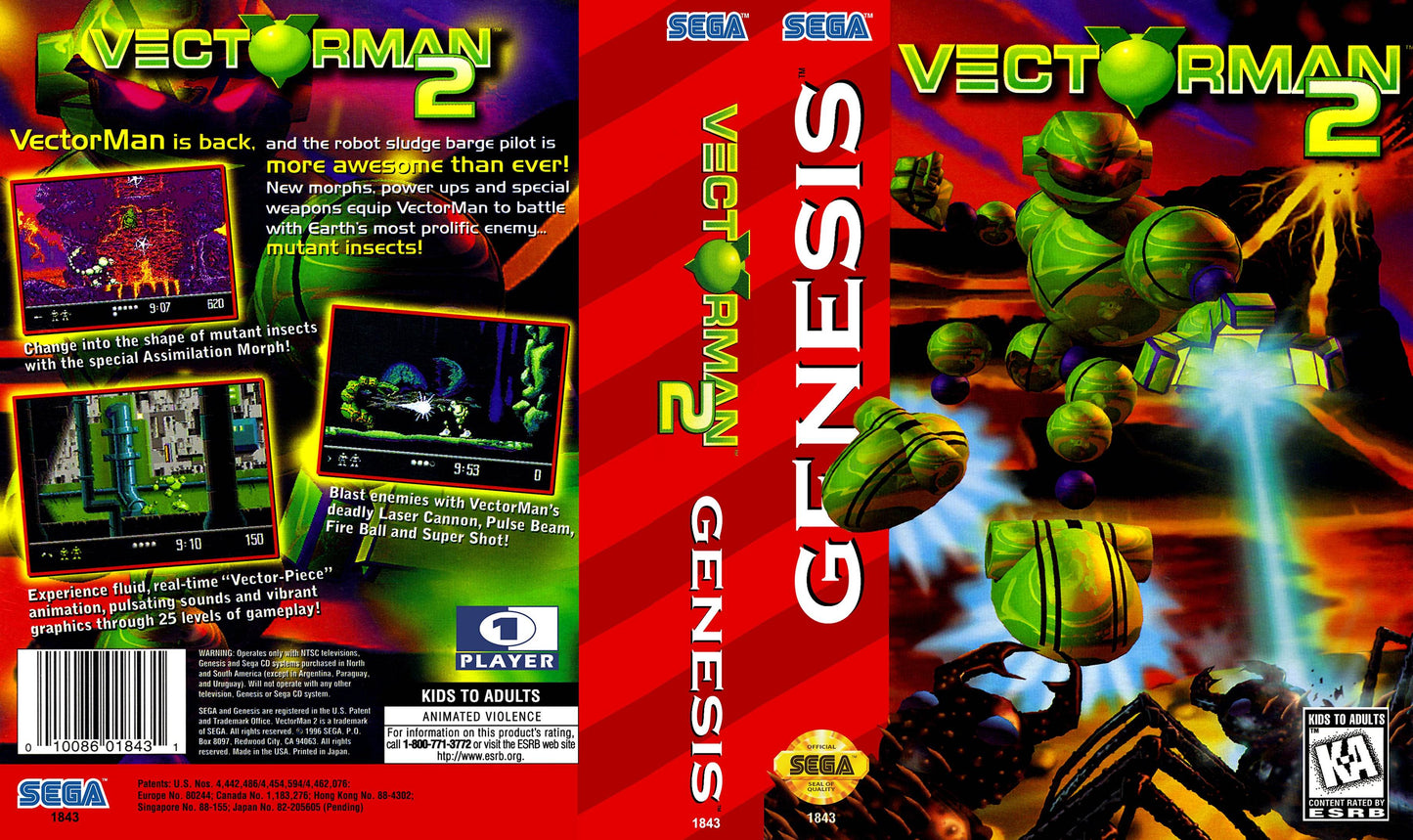 Vectorman 2 Cover Art - WOI Solutions