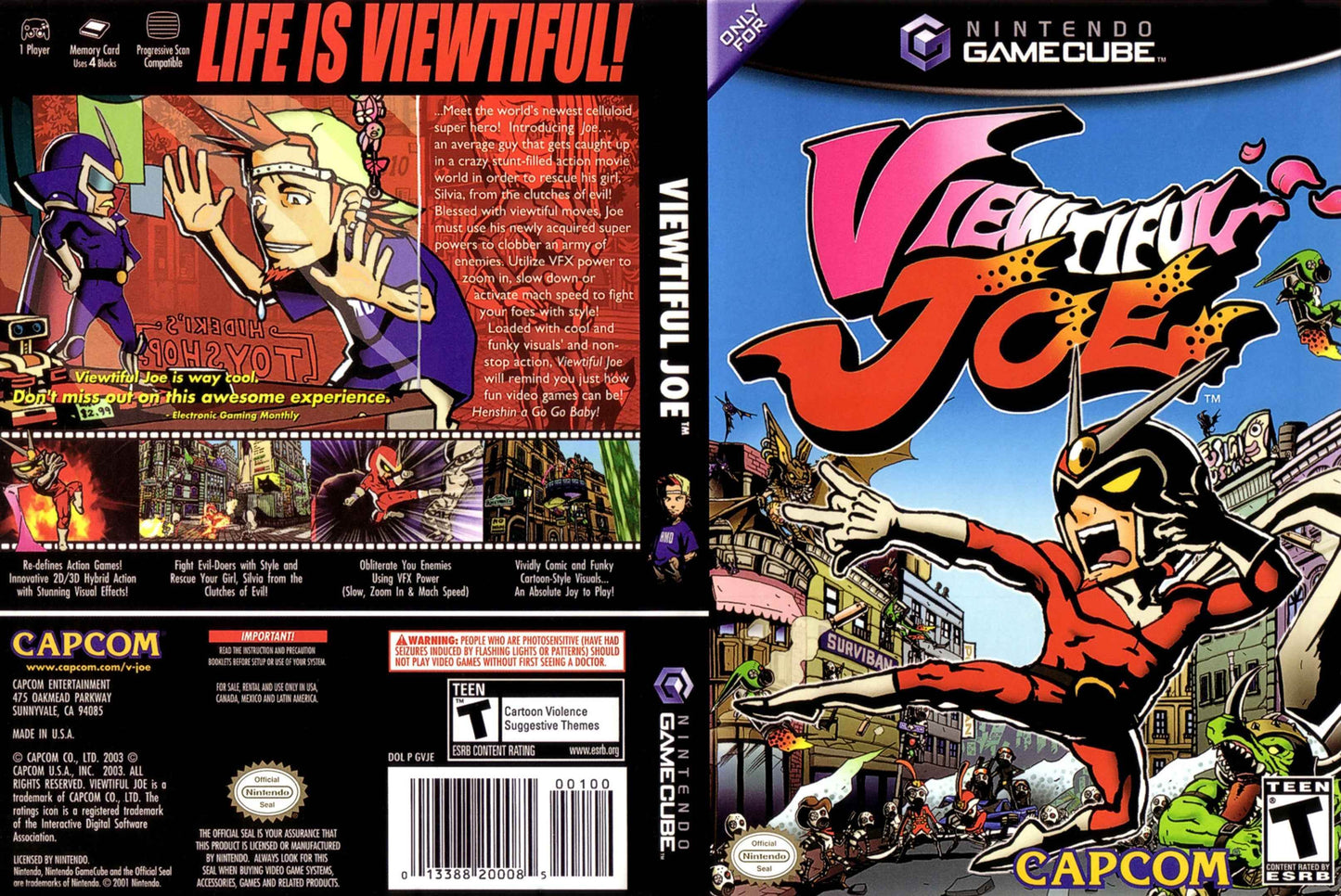 Viewtiful Joe Cover Art - WOI Solutions