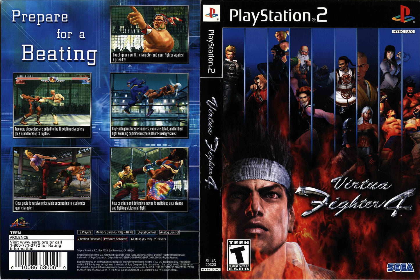 Virtua Fighter 4 Cover Art - WOI Solutions