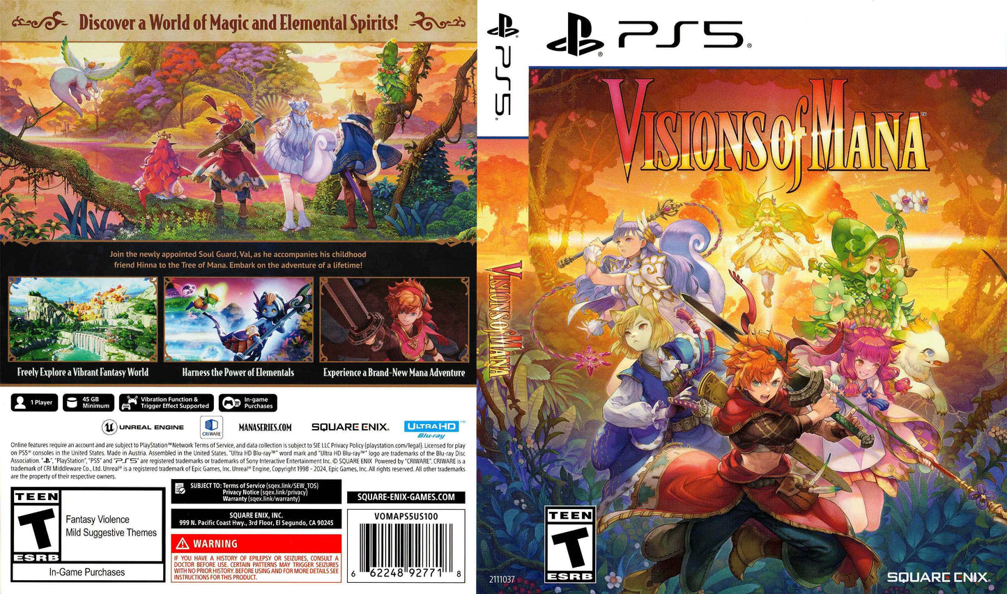 Visions of Mana Cover Art - WOI Solutions