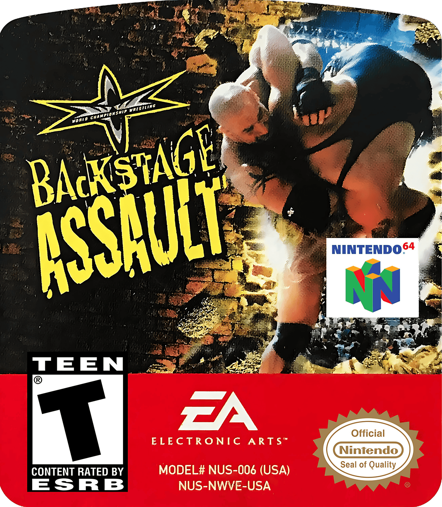 WCW Backstage Assault Cover Art - WOI Solutions