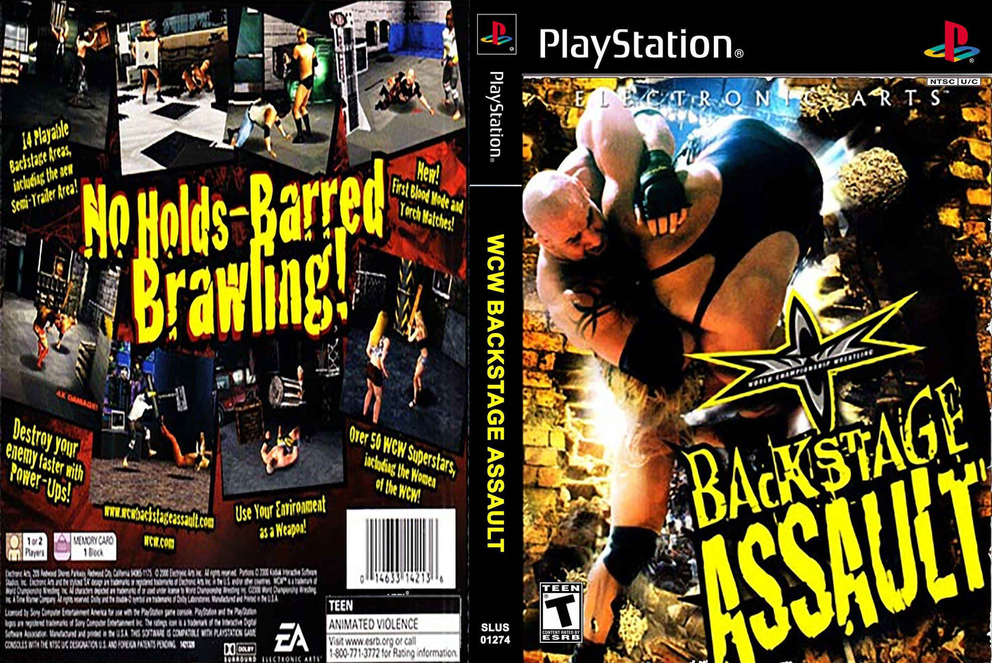 WCW Backstage Assault Cover Art - WOI Solutions