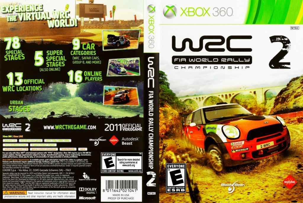 WRC 2 FIA World Rally Championship Cover Art - WOI Solutions