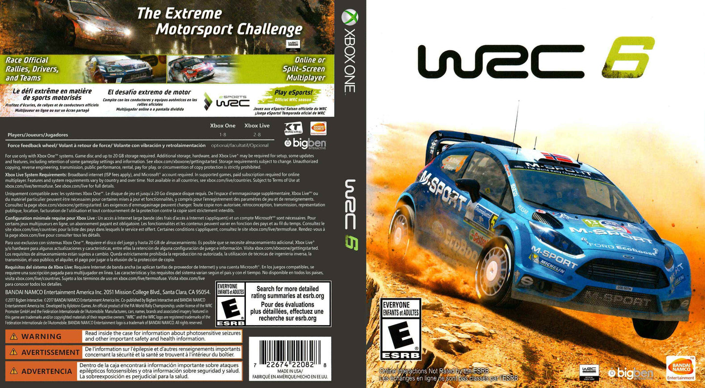 WRC 6 Cover Art - WOI Solutions