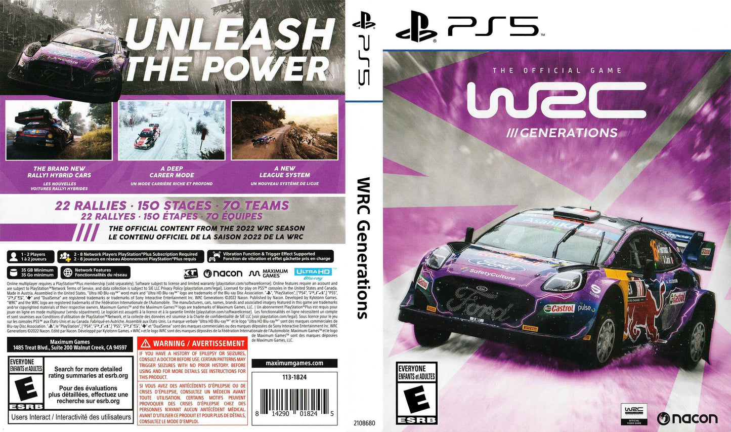 WRC Generations Cover Art - WOI Solutions