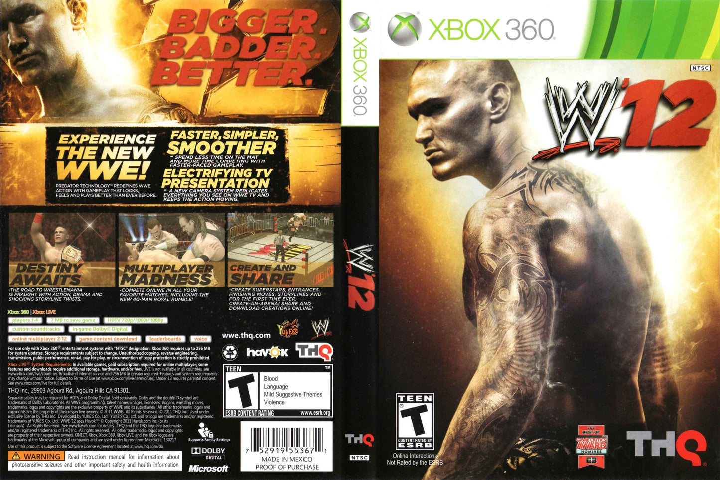 WWE 12 Cover Art - WOI Solutions