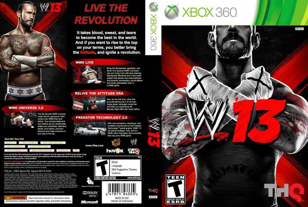 WWE 13 Cover Art - WOI Solutions