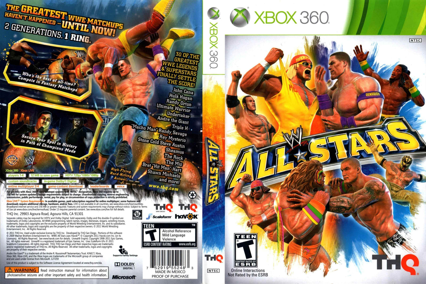 WWE All Stars Cover Art - WOI Solutions
