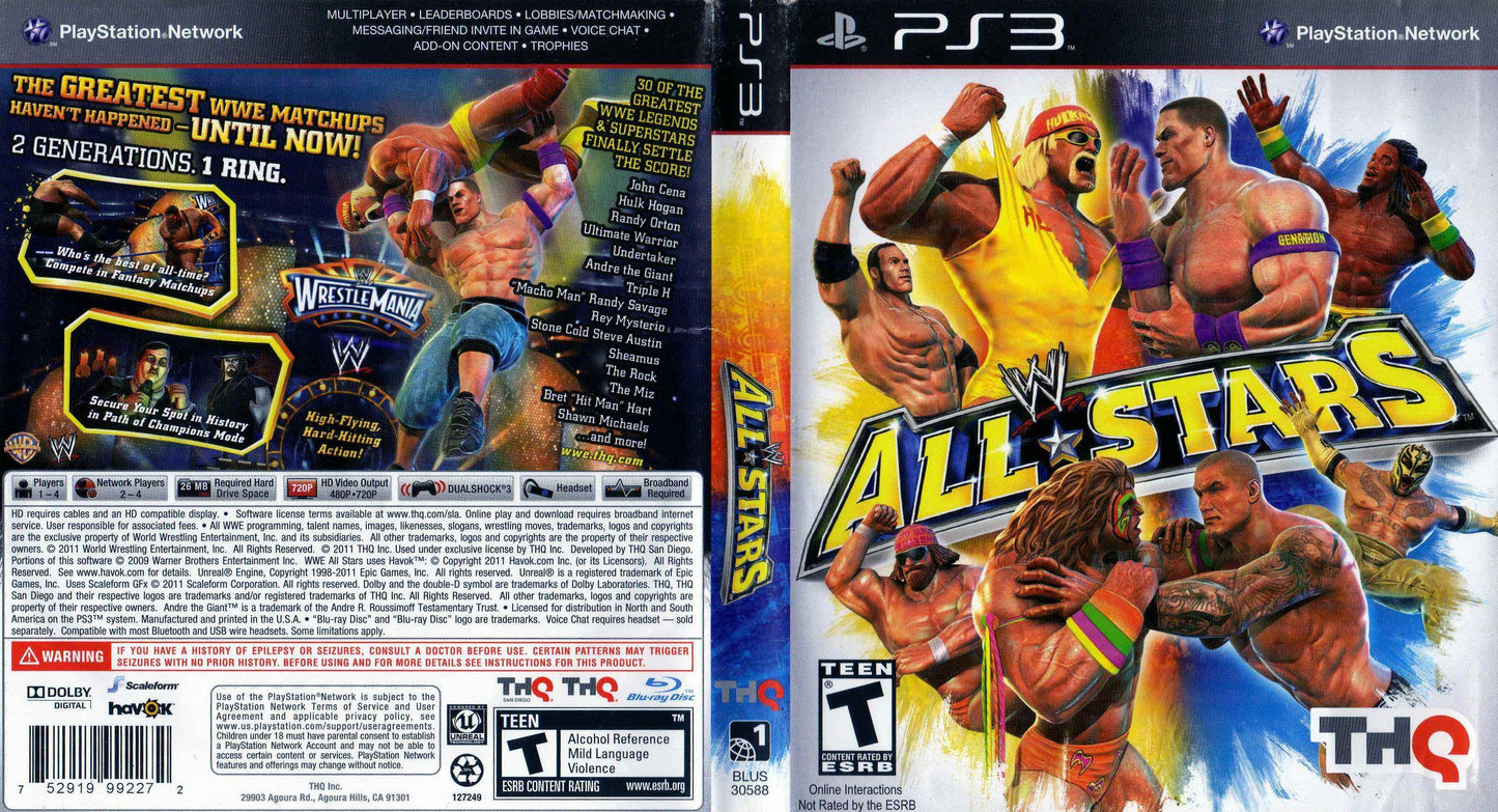 WWE All Stars Cover Art - WOI Solutions