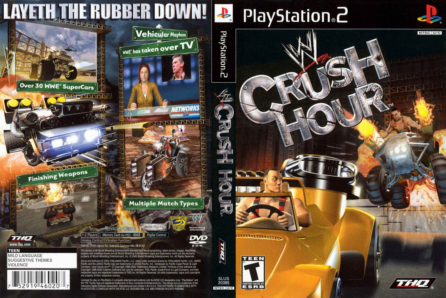 WWE Crush Hour Cover Art - WOI Solutions
