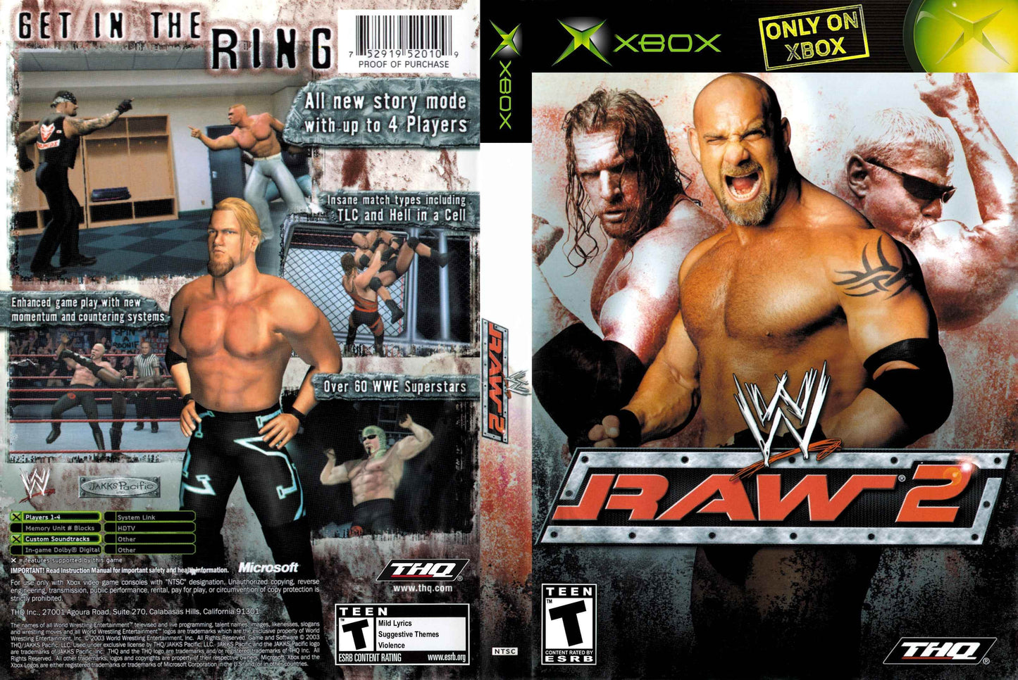 WWE Raw 2 Cover Art - WOI Solutions