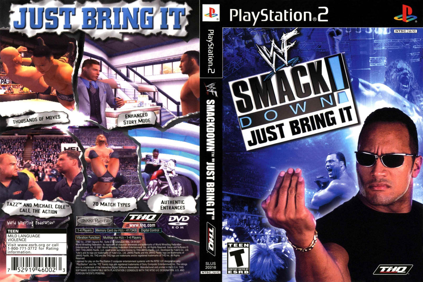 WWE SmackDown Just Bring It Cover Art - WOI Solutions