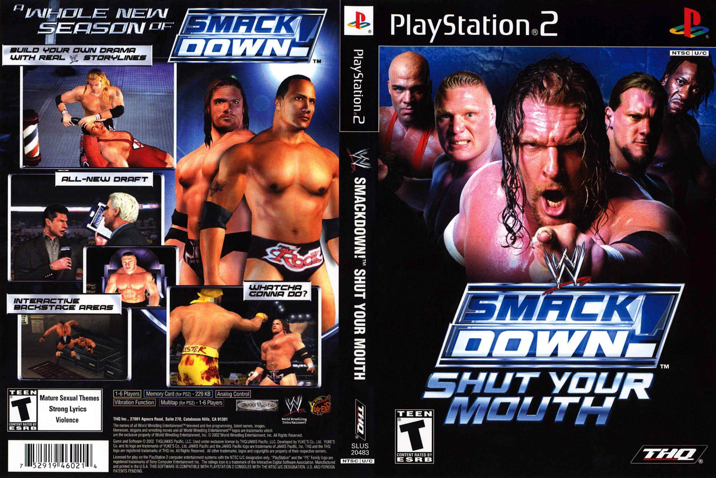 WWE SmackDown Shut Your Mouth Cover Art - WOI Solutions