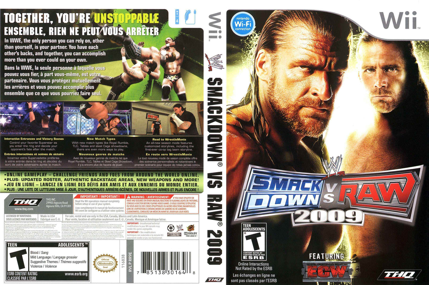 WWE SmackDown! vs. Raw 2009 Cover Art - WOI Solutions
