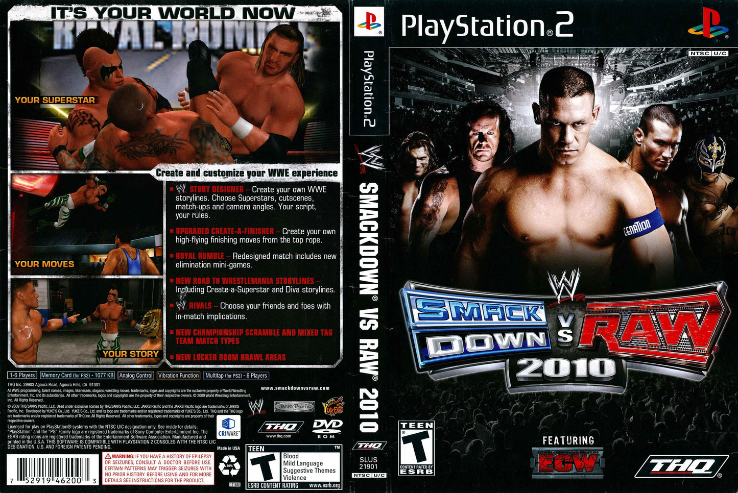 WWE SmackDown! vs. Raw 2010 Cover Art - WOI Solutions