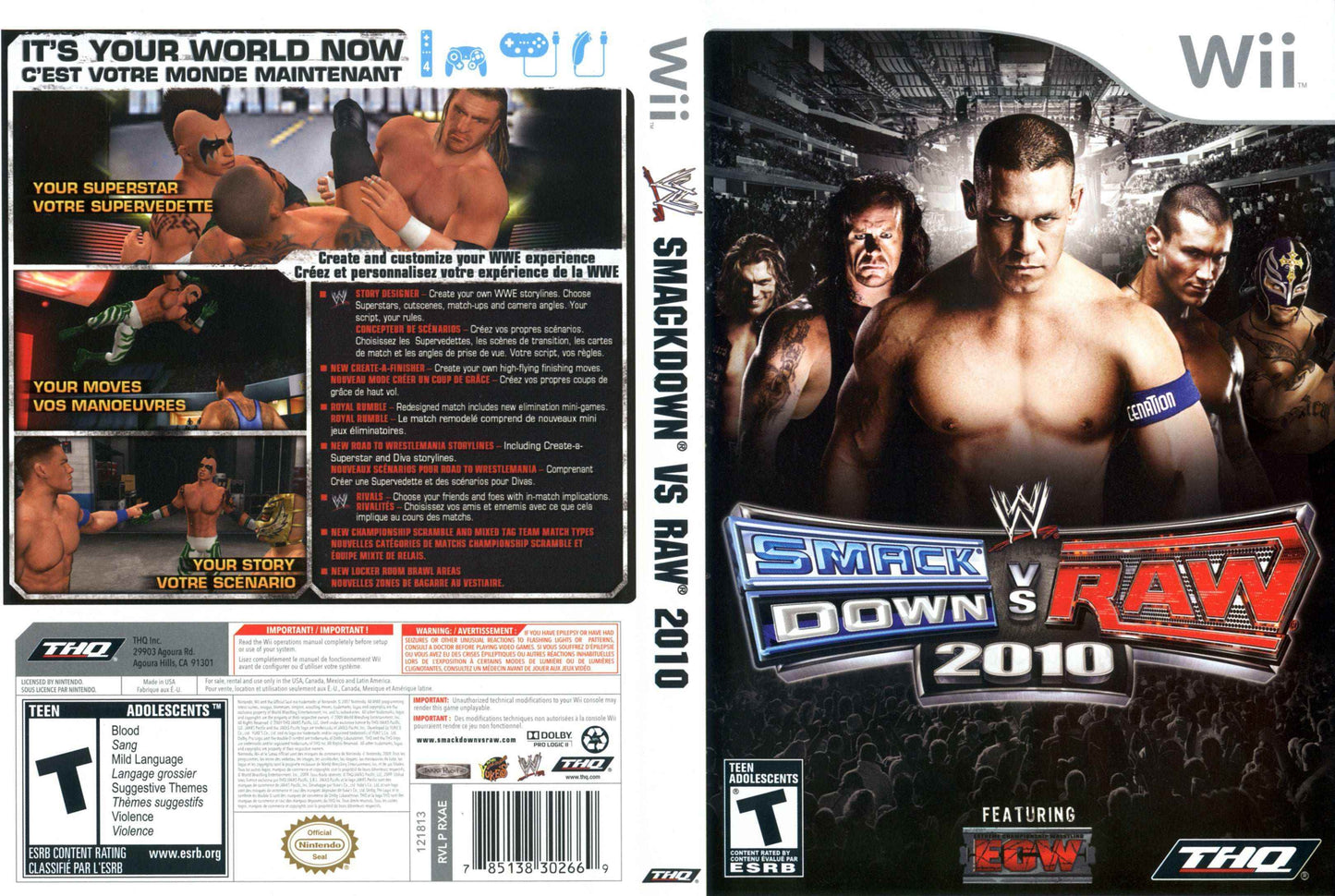 WWE SmackDown! vs. Raw 2010 Cover Art - WOI Solutions