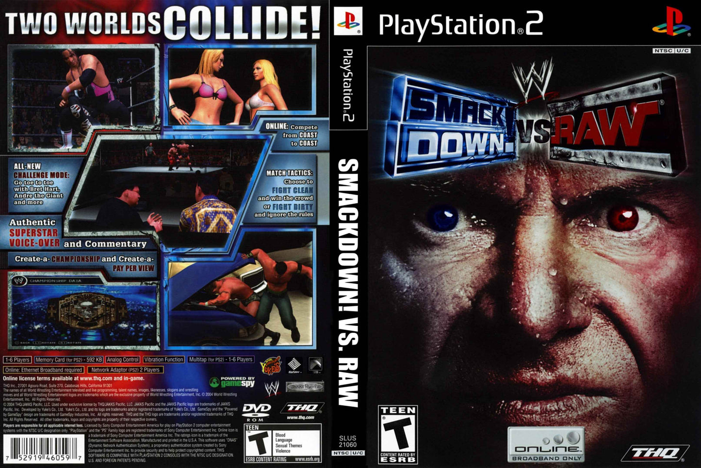WWE SmackDown vs. Raw Cover Art - WOI Solutions