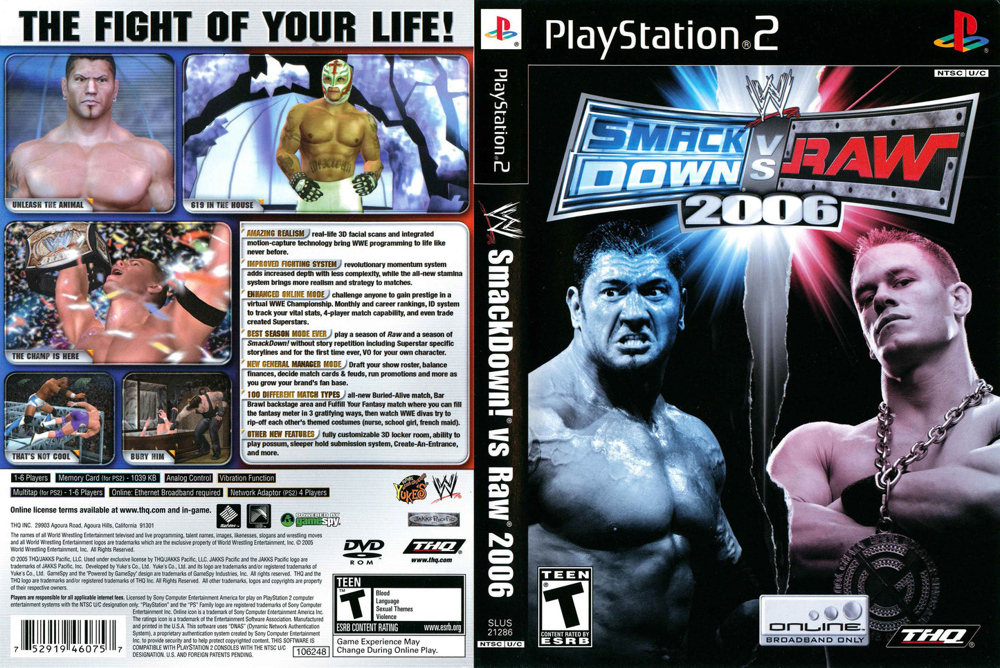 WWE SmackDown vs. Raw 2006 Cover Art - WOI Solutions