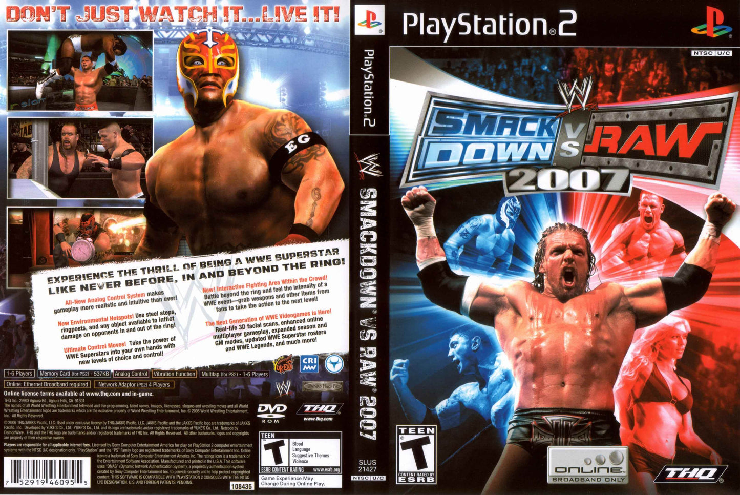 WWE SmackDown vs. Raw 2007 Cover Art - WOI Solutions