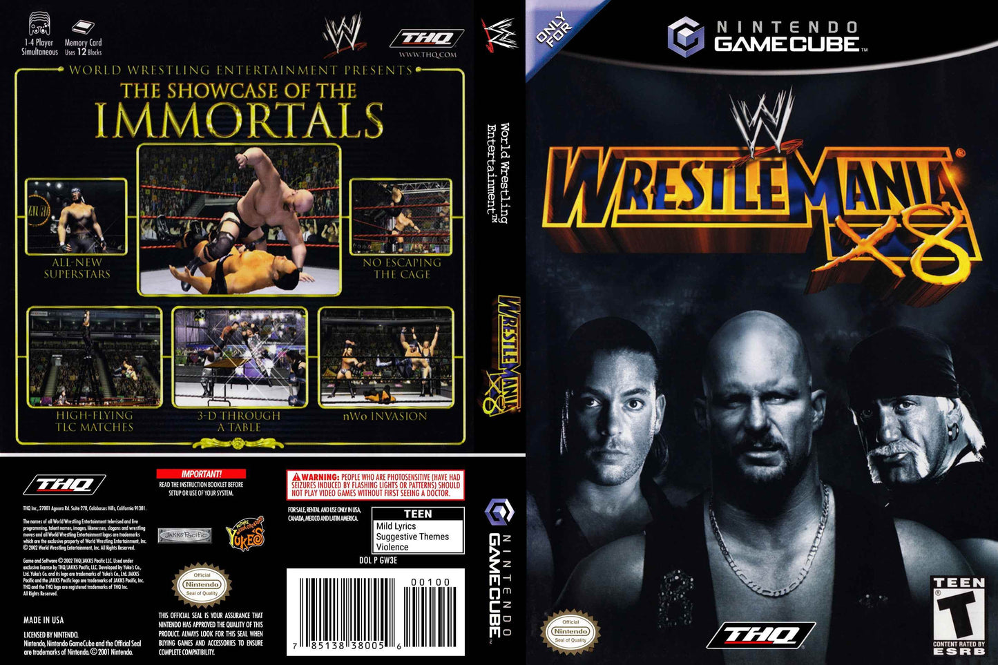 WWE Wrestlemania X8 Cover Art - WOI Solutions