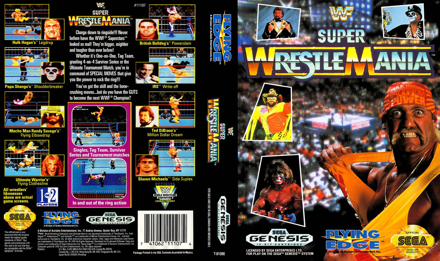 WWF Super Wrestlemania Cover Art - WOI Solutions