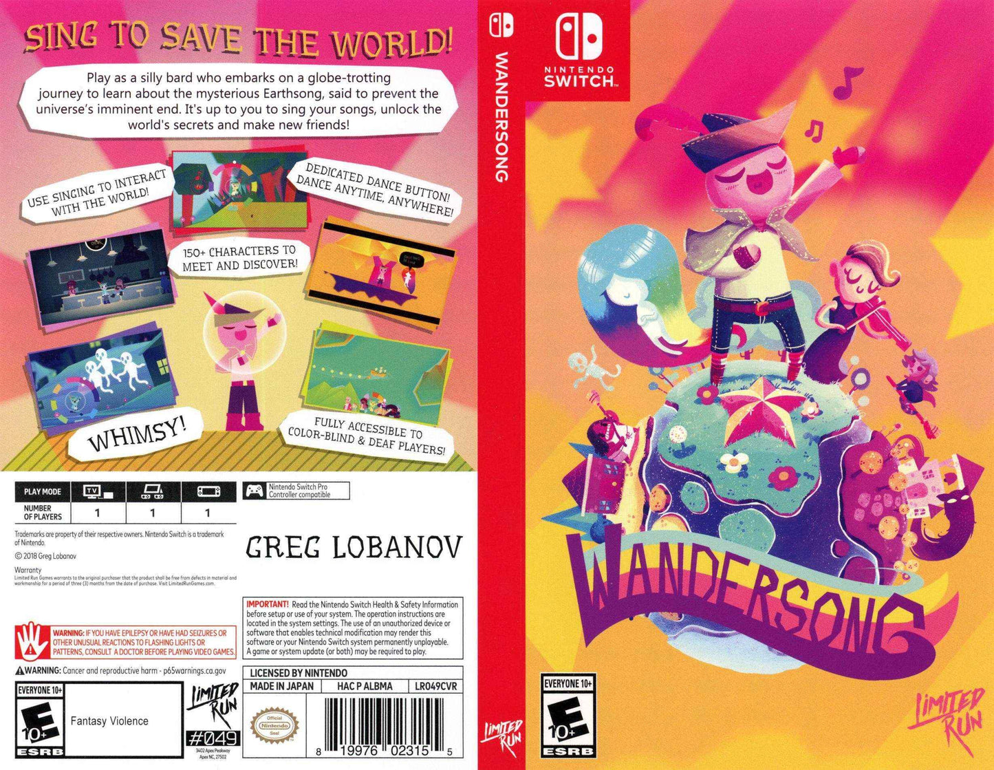 Wandersong Cover Art - WOI Solutions