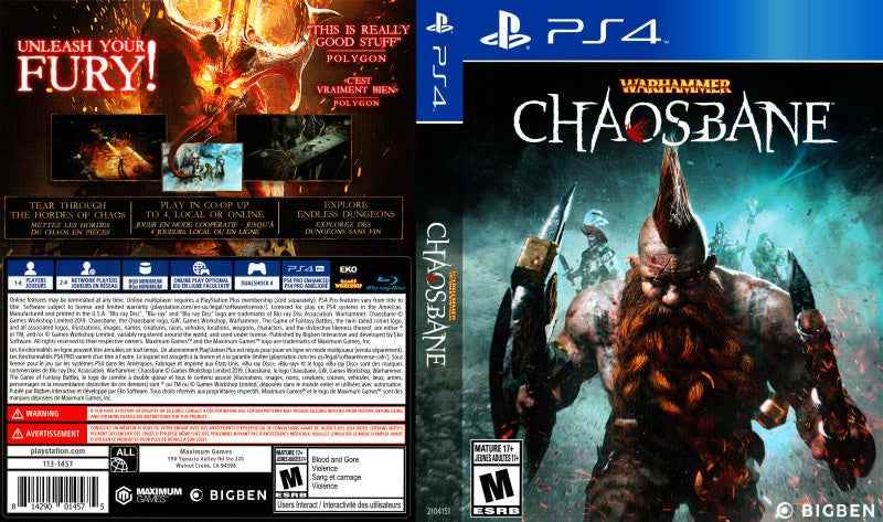 Warhammer - Chaosbane Cover Art - WOI Solutions