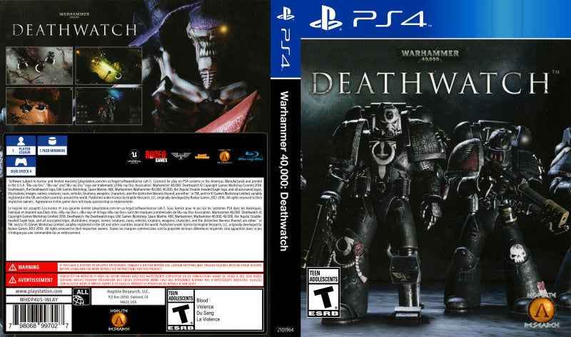 Warhammer 40,000 - Deathwatch Cover Art - WOI Solutions