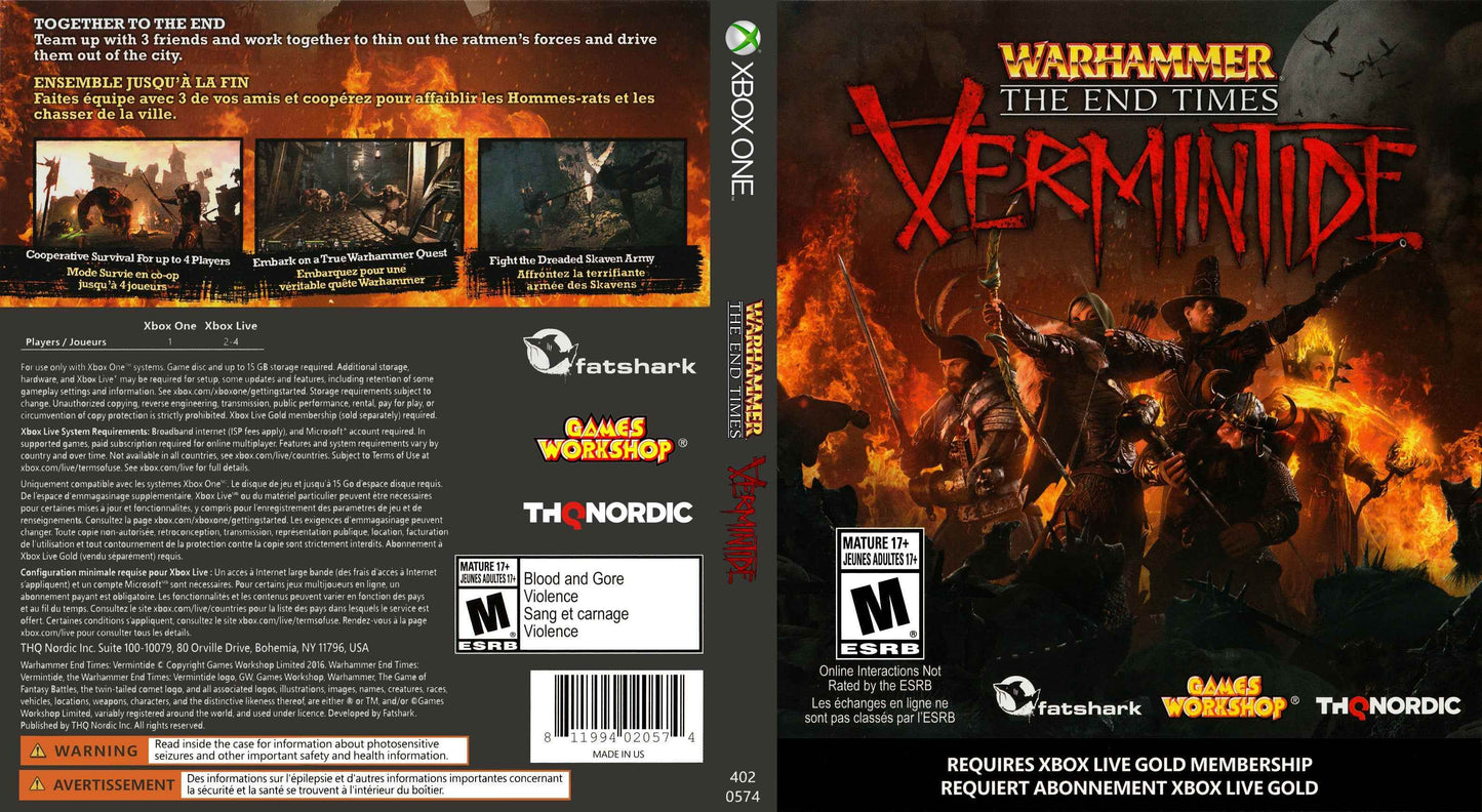 Warhammer The End Times Vermintide Cover Art - WOI Solutions