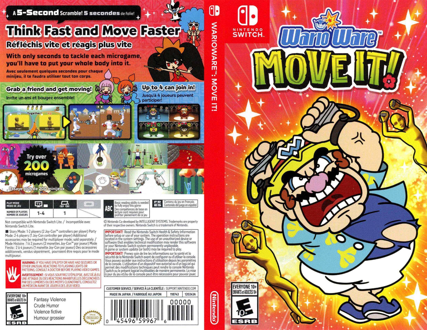 WarioWare Move It Cover Art - WOI Solutions