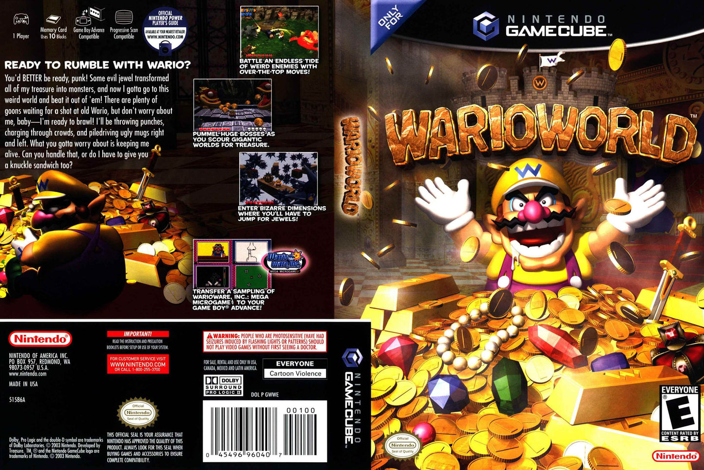 Wario World Cover Art - WOI Solutions
