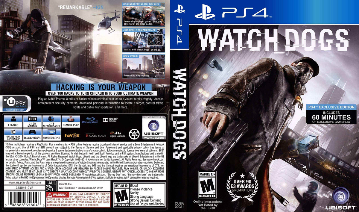 Watch Dogs Cover Art - WOI Solutions