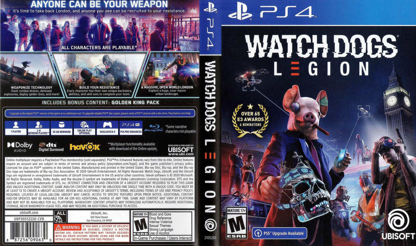 Watch Dogs Legion Cover Art - WOI Solutions